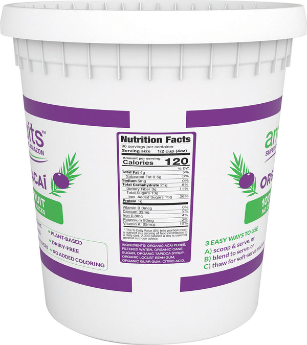 Organic Acai Traditional Blend - 3 Gal Tub
