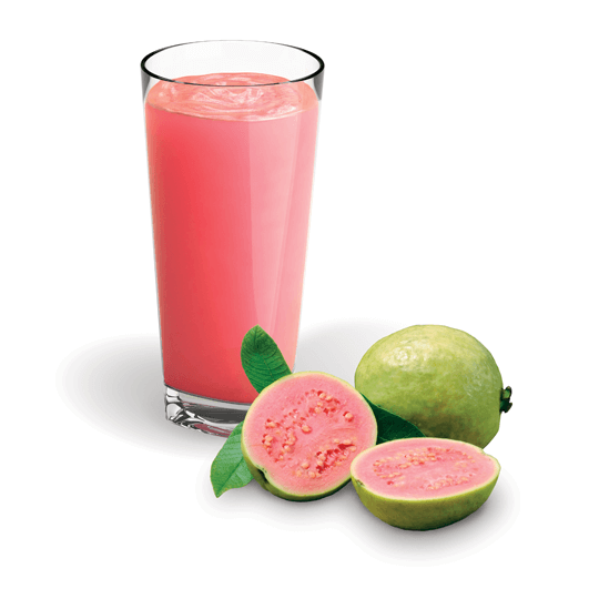 Goiaba Pink Guava Puree Smoothie and Fruit